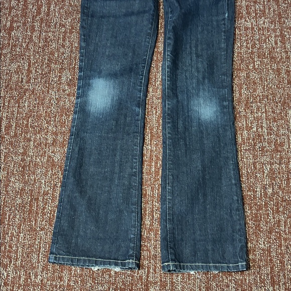 Guess vintage daredevil boot low rise dark wash denim women’s 26 - Picture 7 of 16